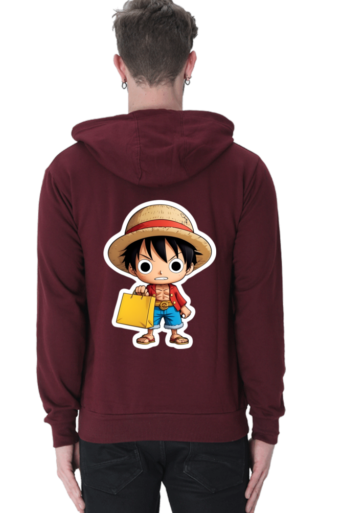 Monkey D. Luffy Print Hoddies