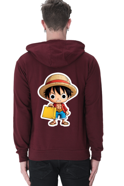 Monkey D. Luffy Print Hoddies